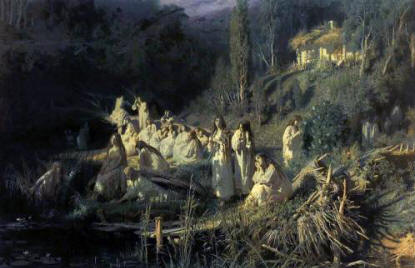 В. Крамськой. Русалки. Опис картини у віршах